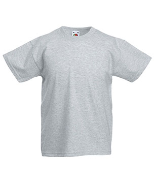 T-SHIRT ORIGINAL BAMBINO - FRUIT OF THE LOOM grigio melange T-SHIRT ORIGINAL BAMBINO - FRUIT OF THE LOOM grigio melange